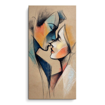 Cubist Kiss Sketch PVC Matt Art