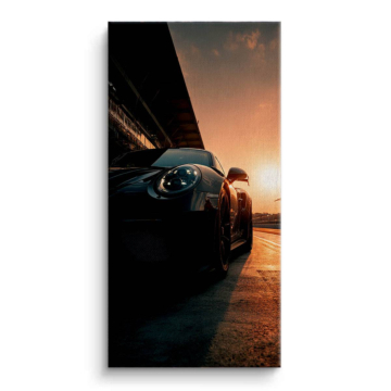 Porsche Inspired Sunset Drive Canvas Art