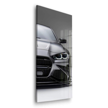 Frontal inspirado en BMW M4 CSL - cuadro en vidrio acrílico