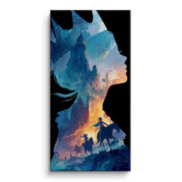Verzauberter Fantasy-Drache - Leinwandbild