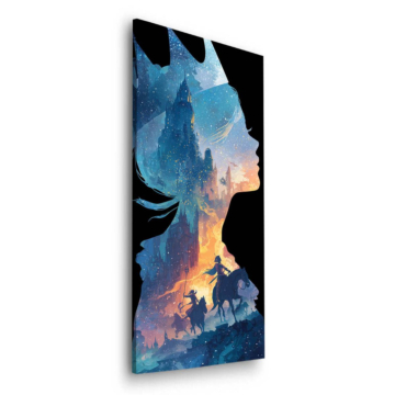 Verzauberter Fantasy-Drache - Dibond-Bild matt