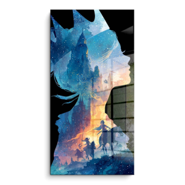 Dragon enchantment fantastique - tableau PVC brillant