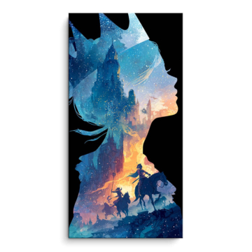 Verzauberter Fantasy-Drache - PVC-Bild matt