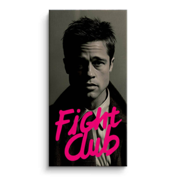 Fight Club Inspired Portrait Canvas Art