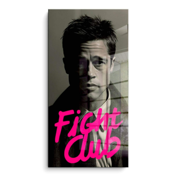 Porträt inspiriert von Fight Club - PVC-Bild glänzend