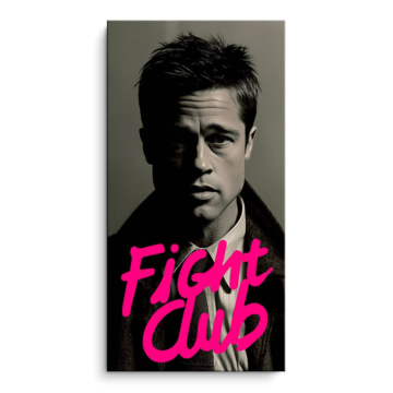 Fight Club Inspired Portrait PVC Matt Art