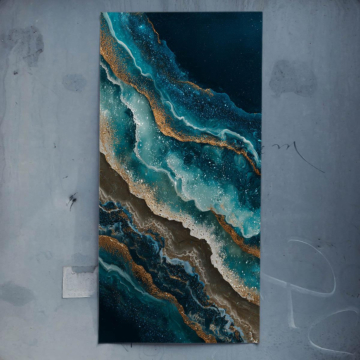 Kosmiczne fale oceanu - plakat
