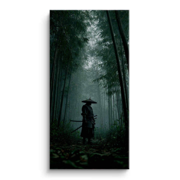 Samurai Forest Watch Canvas Art