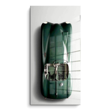 Green Classic Race Car PVC Gloss Art