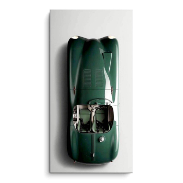 Green Classic Race Car PVC Matt Art