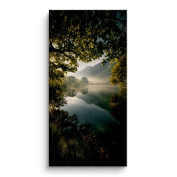 Morning Mist Flus - Leinwandbild