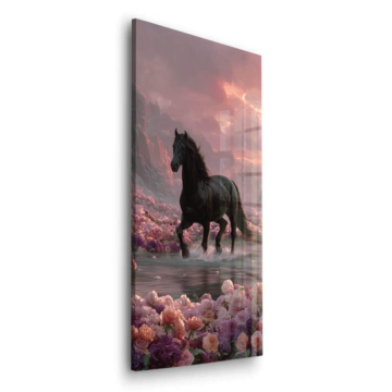 Mystical caballo elegancia - cuadro en vidrio acrílico