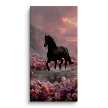 Mystical Horse Elegance Canvas Art
