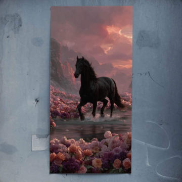 Mystical koń Elegance - plakat