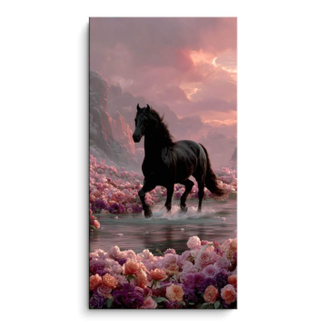 Mystical Pferd Elegan - PVC-Bild matt