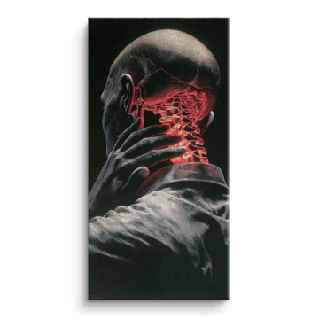 Anatomy Headache Portrait Canvas Art