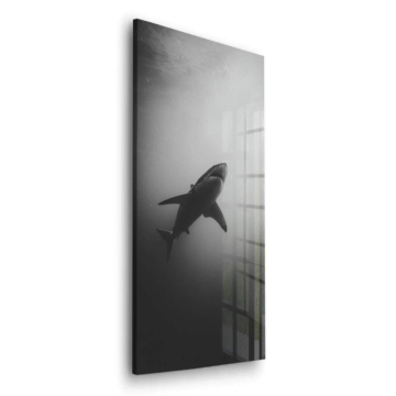 Deep Water Shark Acrylic Glass Art