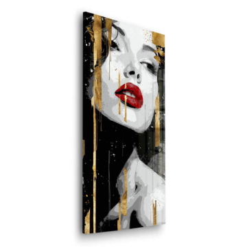 Glamour Queen Portrait Acrylic Glass Art