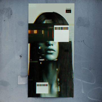 Futuriste vanishing jeune fille - poster