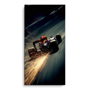 Carrera de Fórmula inspirada en Red Bull - cuadro PVC mate