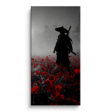 Silent Samurai Watch Canvas Art