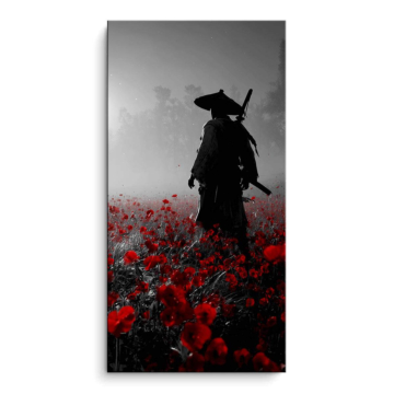 Silent samouraï watch - tableau PVC mat
