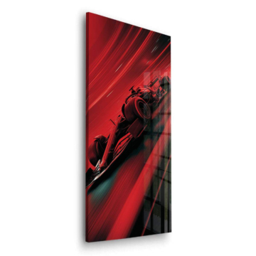 F1 Inspired Racing Car Acrylic Glass Art