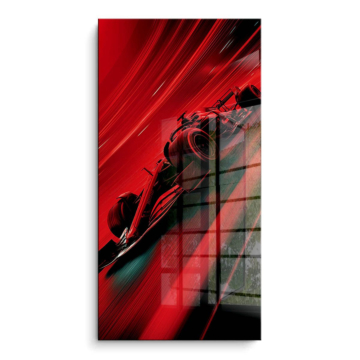 Coche de carreras inspirado en F1 - cuadro PVC brillante