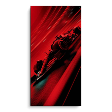 Auto wyścigowe inspirowane F1 - obraz na matowym PVC