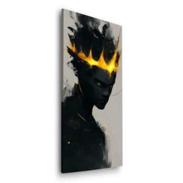 Couronné ombre roi - tableau Dibond mat