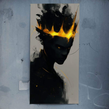 Gekrönt Schatten Köni - Poster