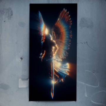 Angel Warrior Sword Poster Art
