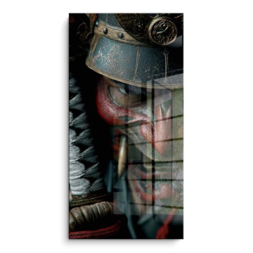 Noh Mask Warrior PVC Gloss Art