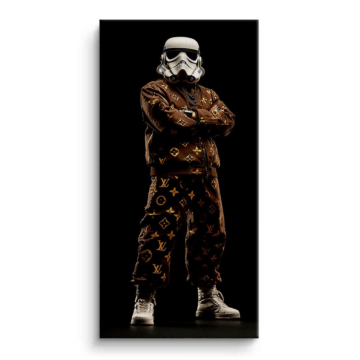 Stormtrooper Inspired Streetwear Canvas Art