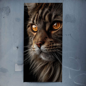 Nahaufnahme Katze Auge - Poster