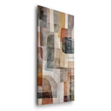 Neutral abstrakt Formen - Acrylglasbild