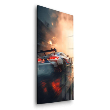 BMW Inspired Race Car Acrylic Glass Art