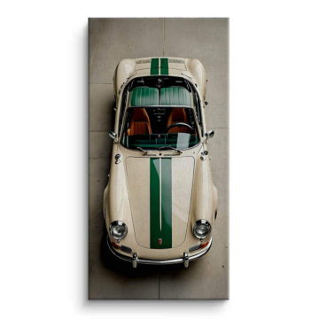 Porsche 911 Inspired Stripe Car Canvas Art