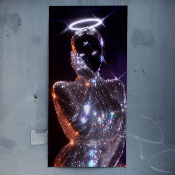 Glittering cosmique femme - poster