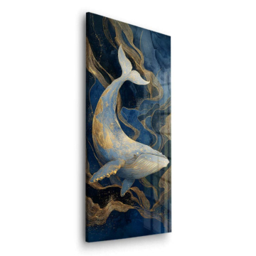 Whale Forest Fantasy Acrylic Glass Art