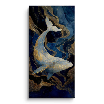 Whale Forest Fantasy Canvas Art