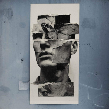Collage de femme sans visage - poster