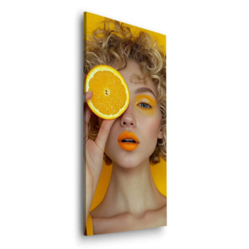 Citrus Fashion Portrait Dibond Matt Art