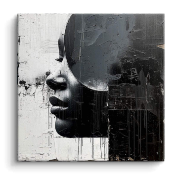 Girl with Pearl Earring Inspired PVC Matt Art