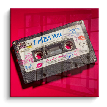 I Miss You Mixtape PVC Gloss Art