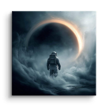 Astronaut am Ereignishorizont - Leinwandbild