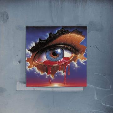 Surrealista Crying ojo - póster