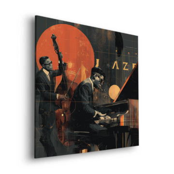 Jazz Time Band Dibond Matt Art
