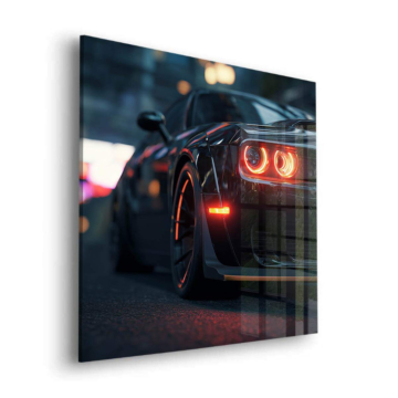 Inferno Muscle Car Acrylic Glass Art