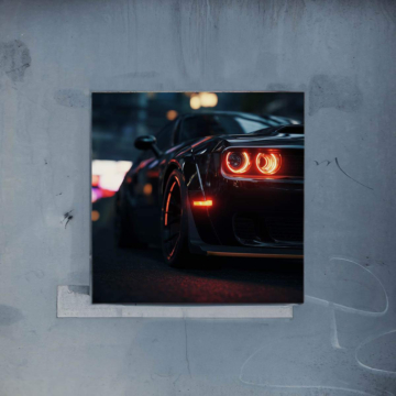 Inferno Muscle Car Poster Art